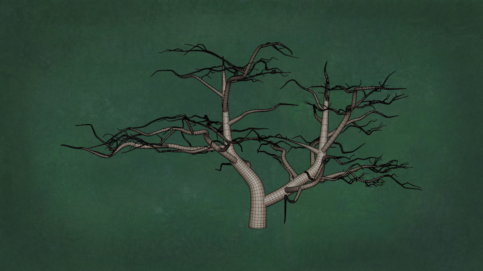 Trees F4 GR01 Pack - Unleafs Assets Nature Env Free 3D model_3