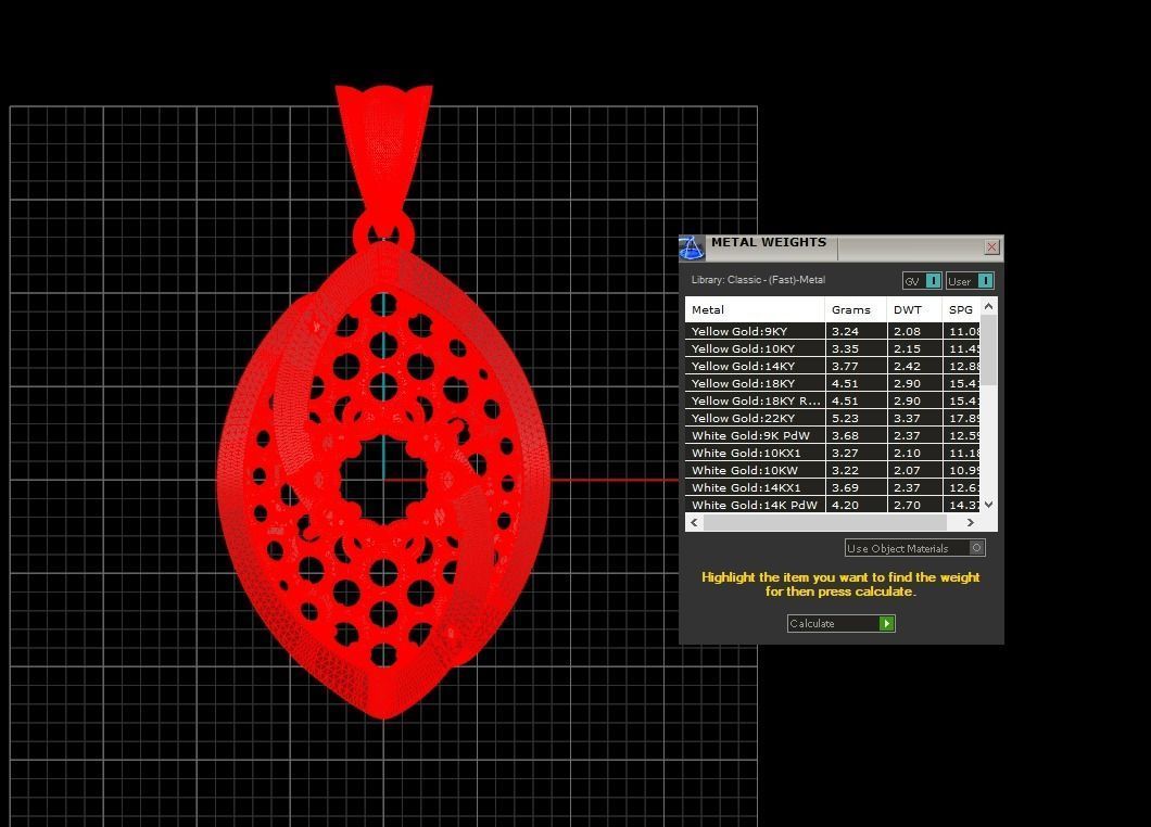 Pendant 304 3D print model_8