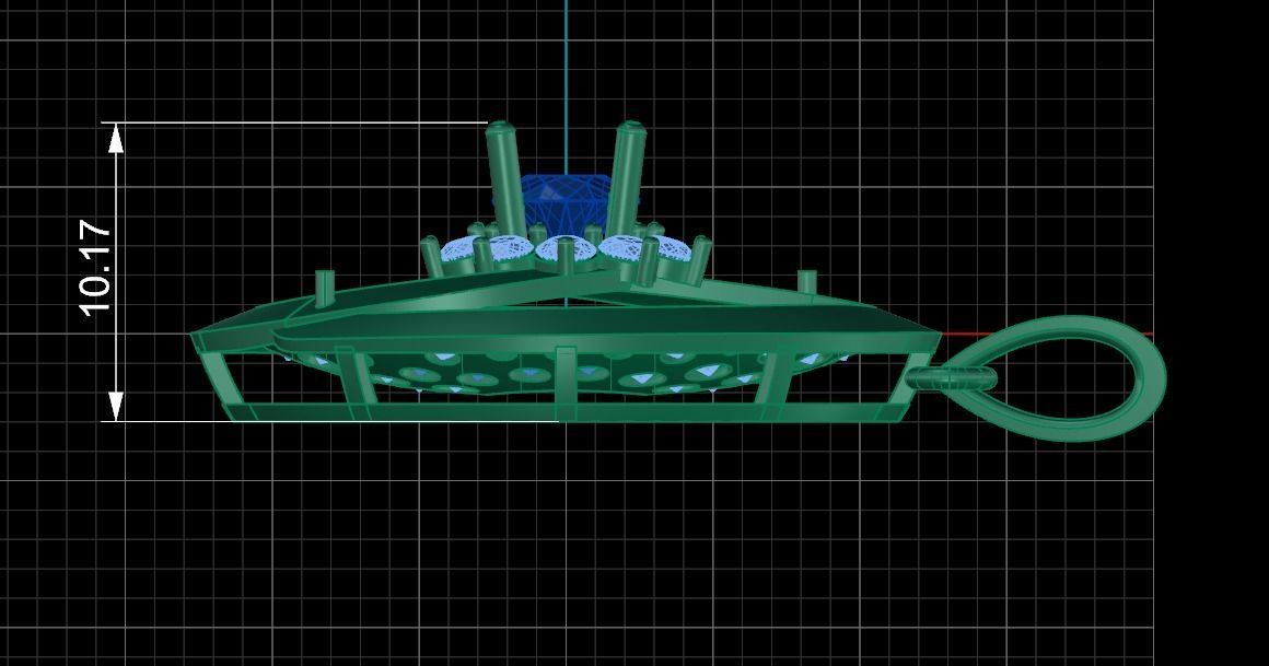 Pendant 304 3D print model_7