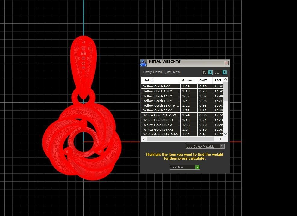 Pendant 302 3D print model_7