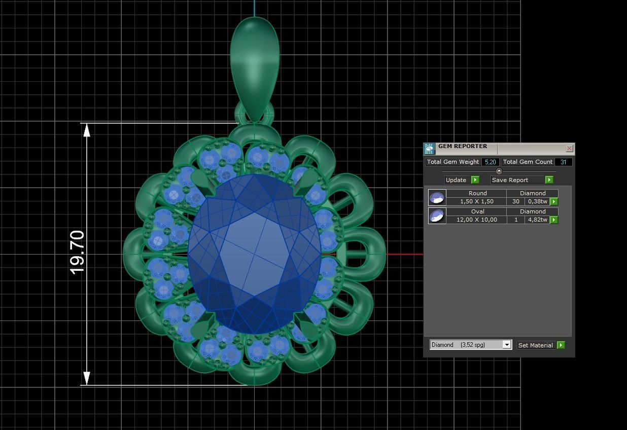 Pendant 299 3D print model_5