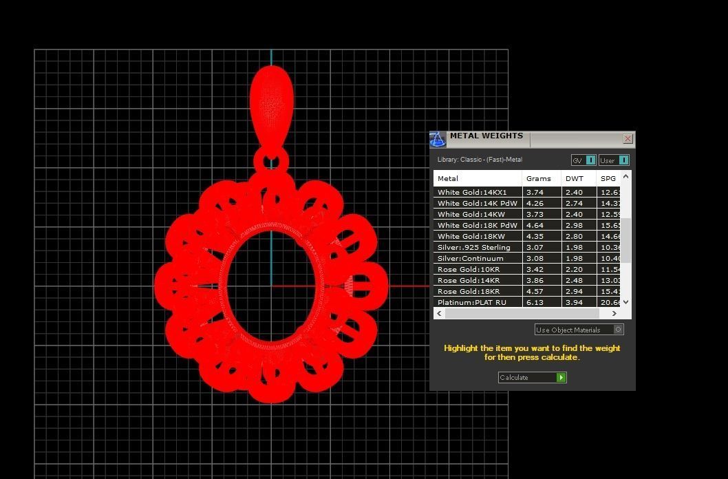 Pendant 299 3D print model_8