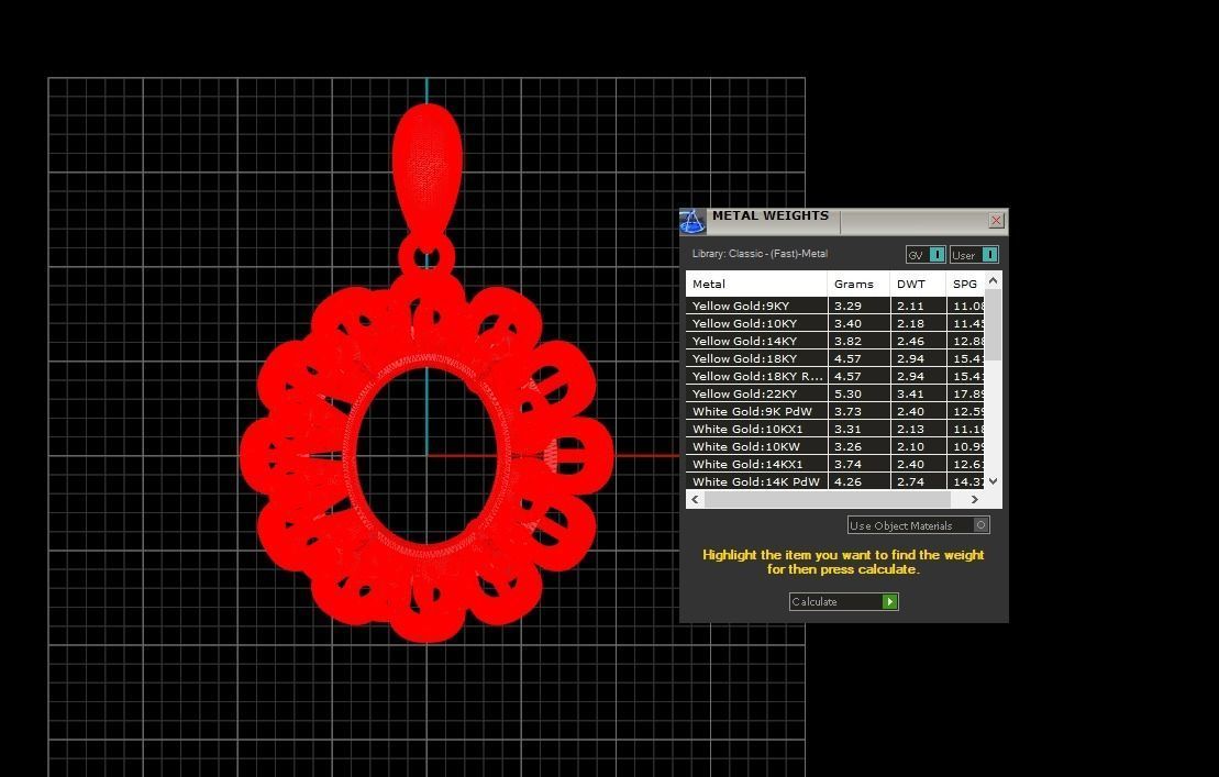 Pendant 299 3D print model_7