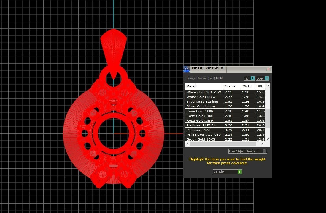 Pendant 289 3D print model_8