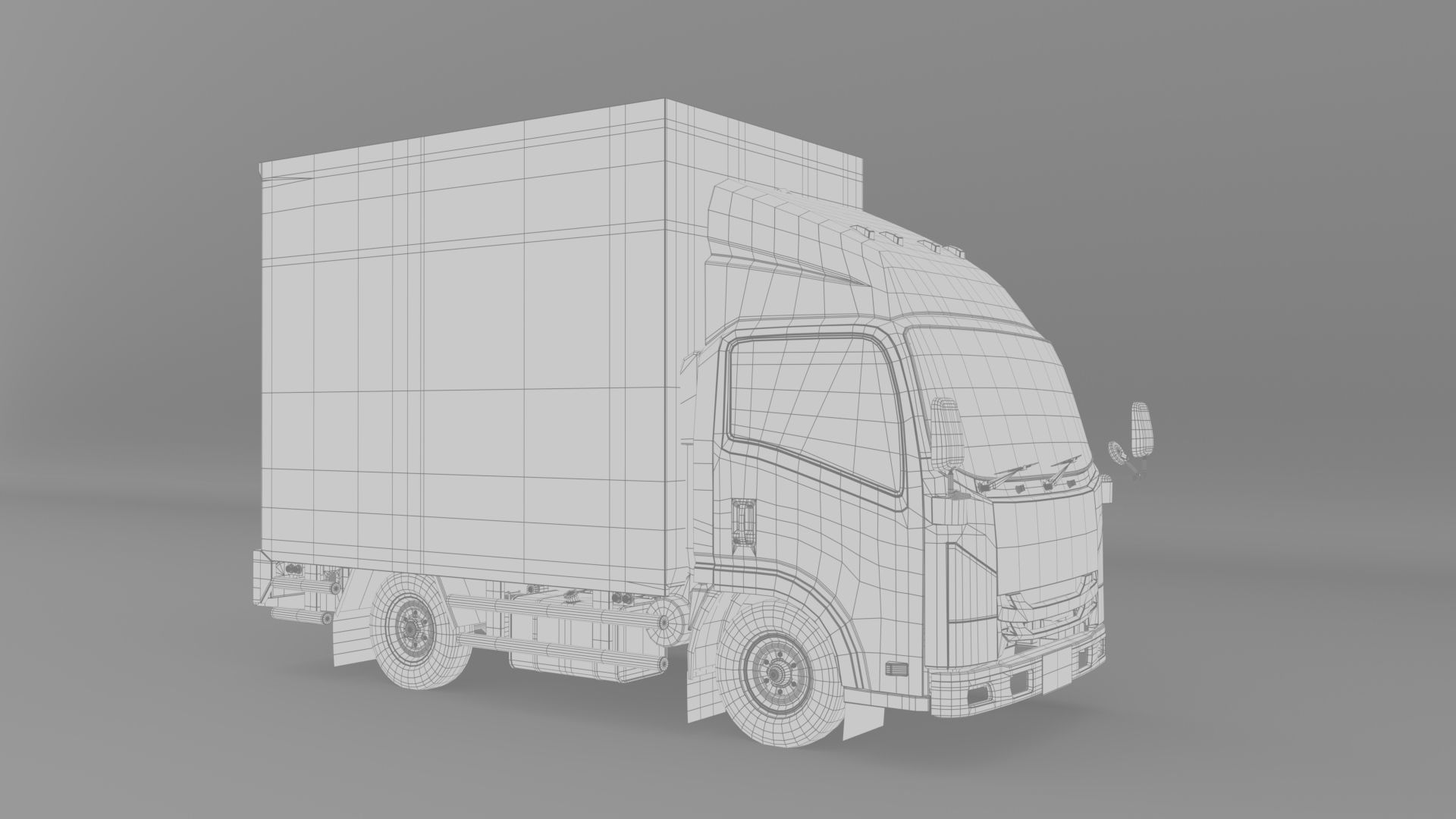 ISUZU NLR130 Box V2 3D model_25