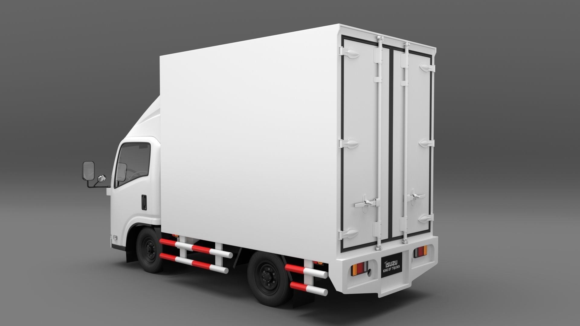 ISUZU NLR130 Box V2 3D model_3