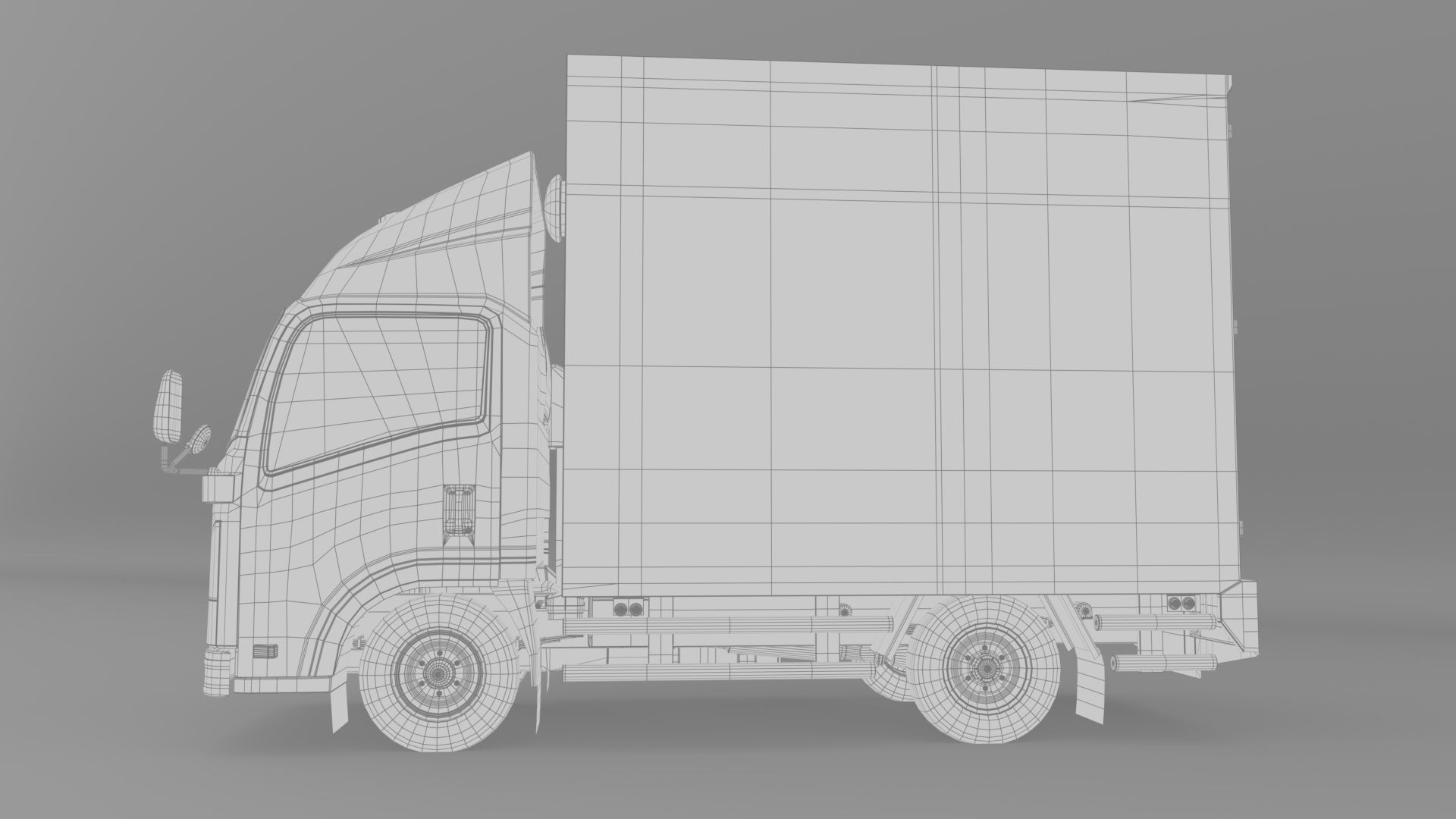 ISUZU NLR130 Box V2 3D model_19