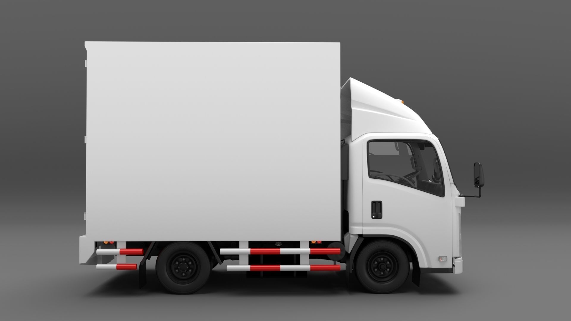 ISUZU NLR130 Box V2 3D model_6