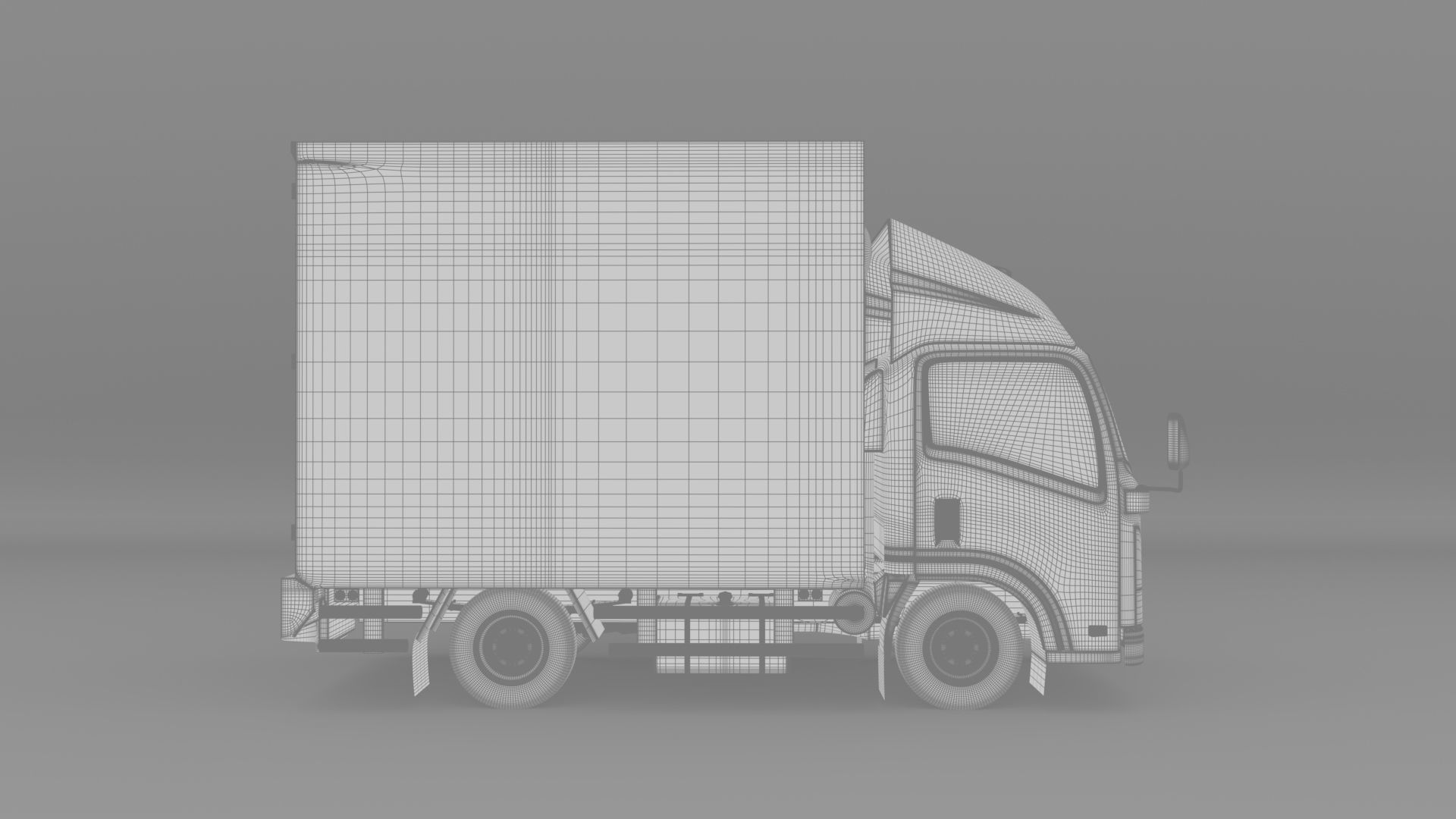 ISUZU NLR130 Box V2 3D model_24