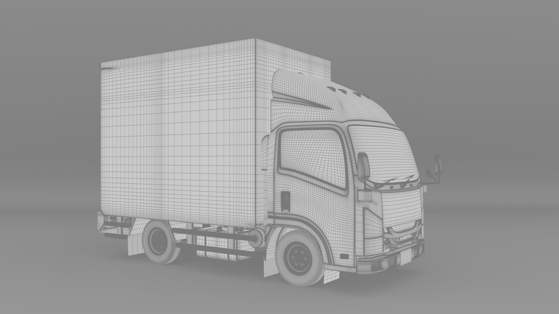ISUZU NLR130 Box V2 3D model_26