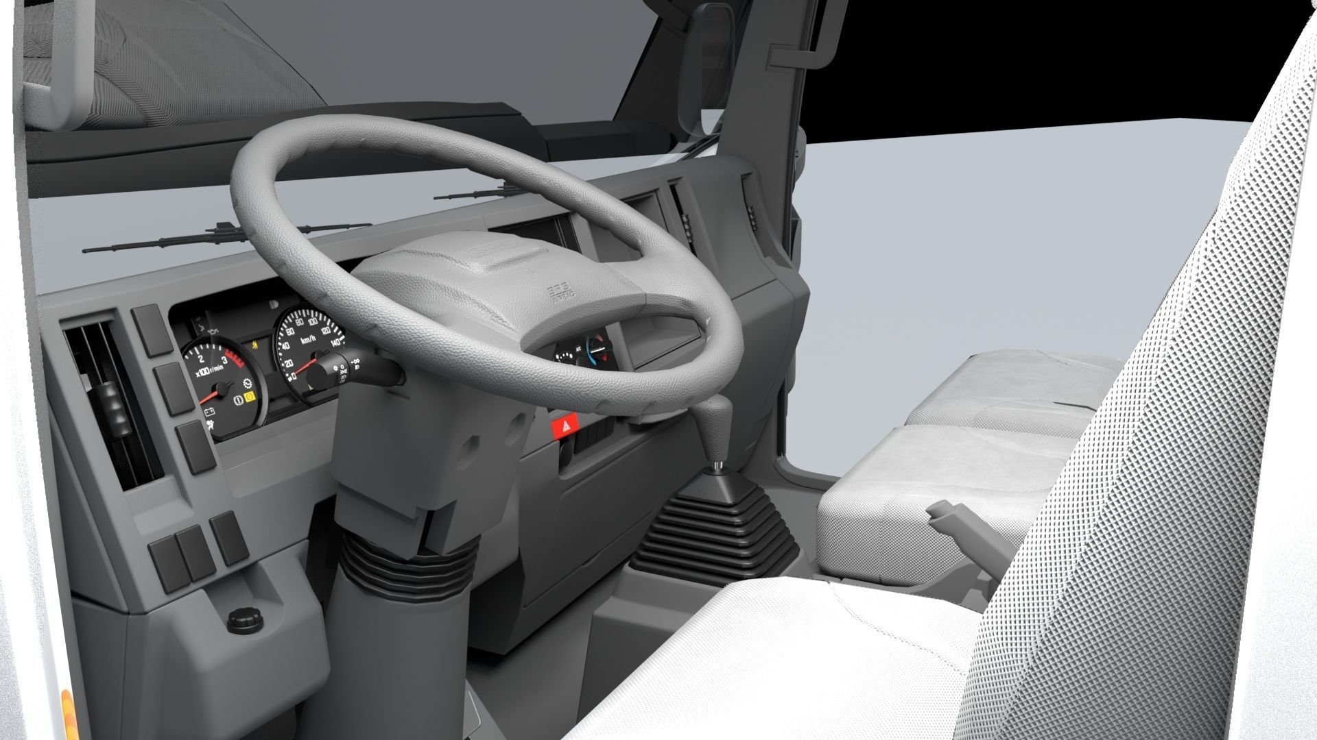 ISUZU NLR130 Box V2 3D model_14