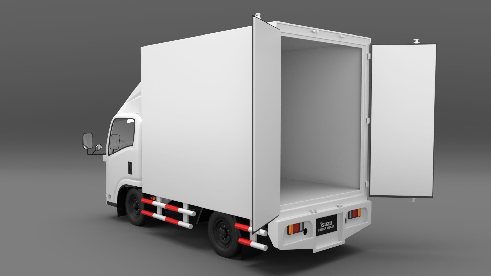 ISUZU NLR130 Box V2 3D model_9