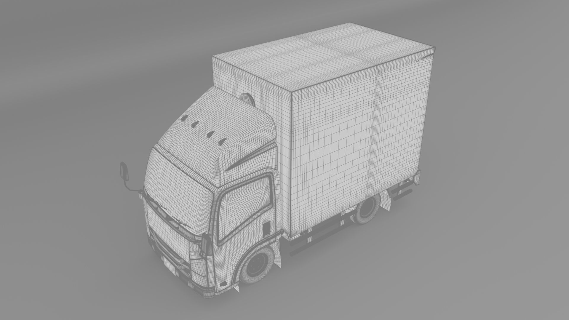 ISUZU NLR130 Box V2 3D model_18