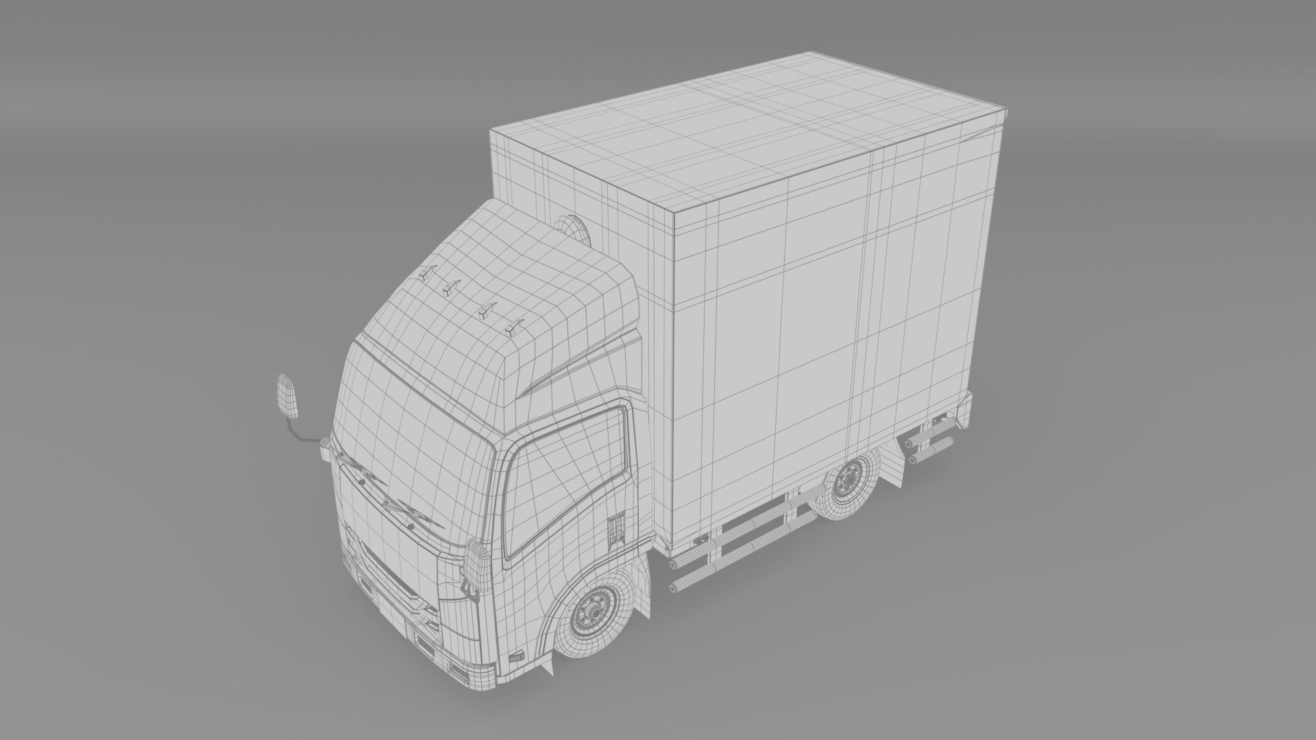 ISUZU NLR130 Box V2 3D model_17