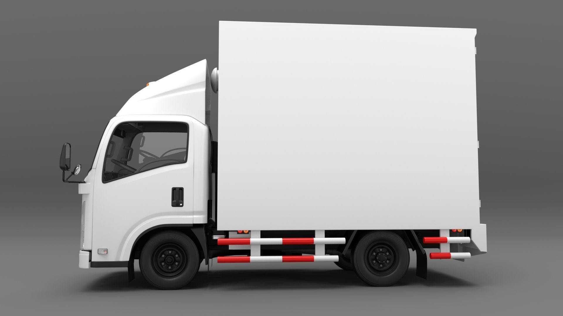 ISUZU NLR130 Box V2 3D model_2