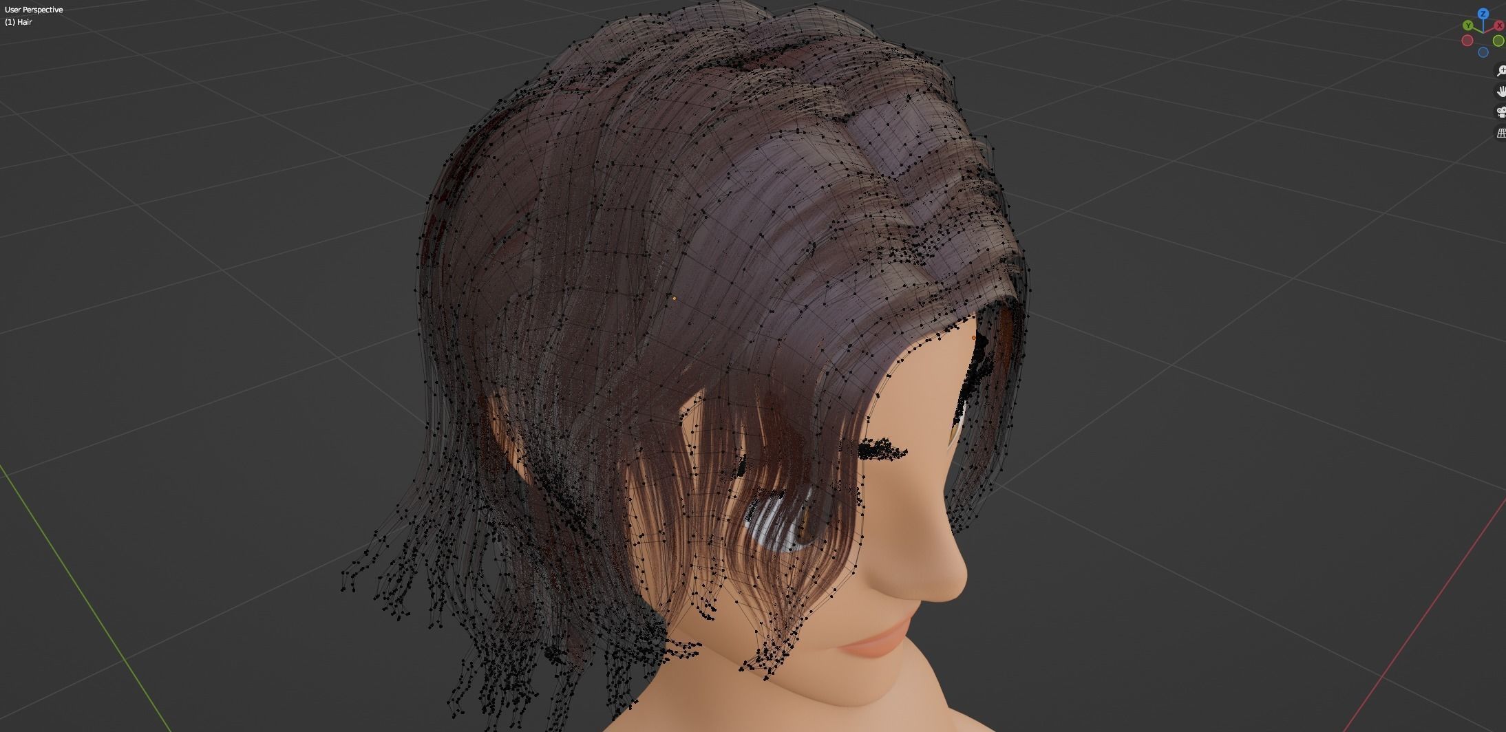 Yara Cartoon Woman Free low-poly 3D model_56