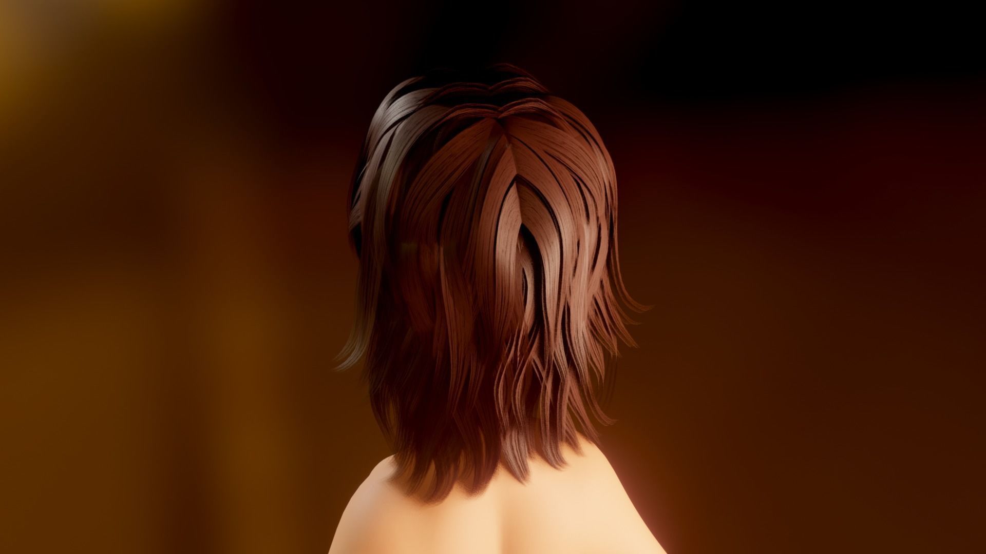 Yara Cartoon Woman Free low-poly 3D model_5