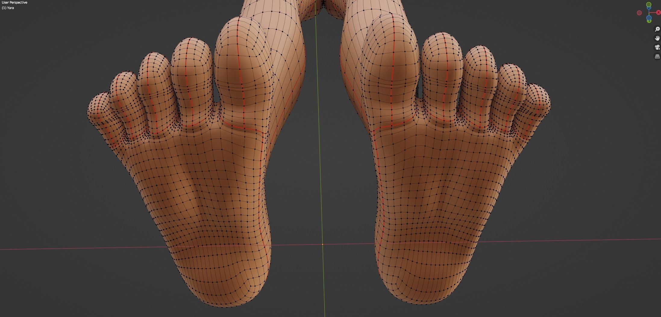 Yara Cartoon Woman Free low-poly 3D model_50