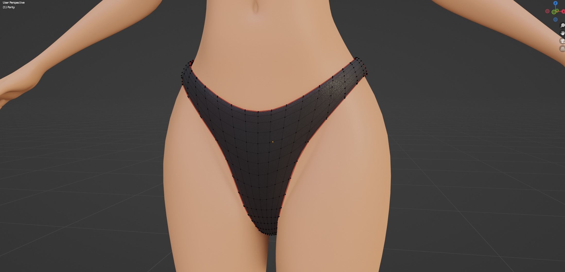 Yara Cartoon Woman Free low-poly 3D model_57