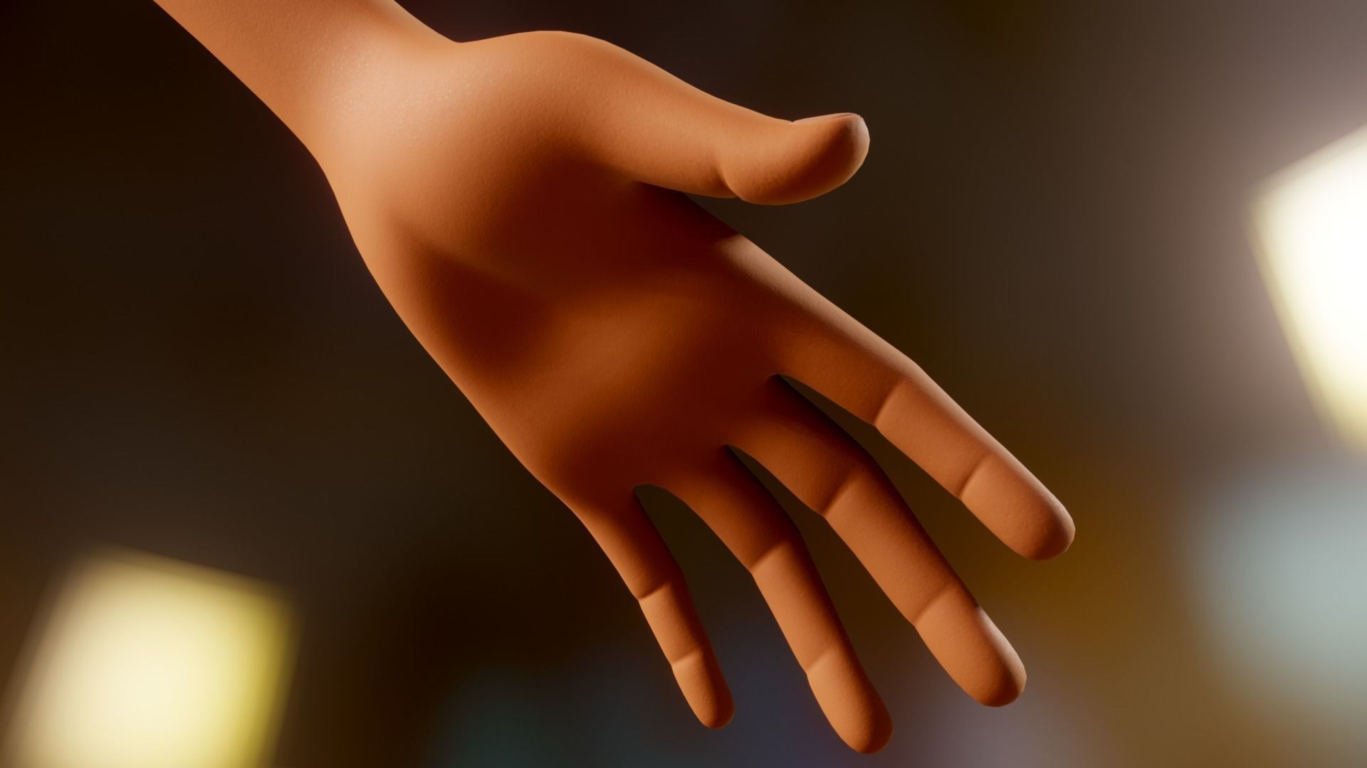 Yara Cartoon Woman Free low-poly 3D model_11