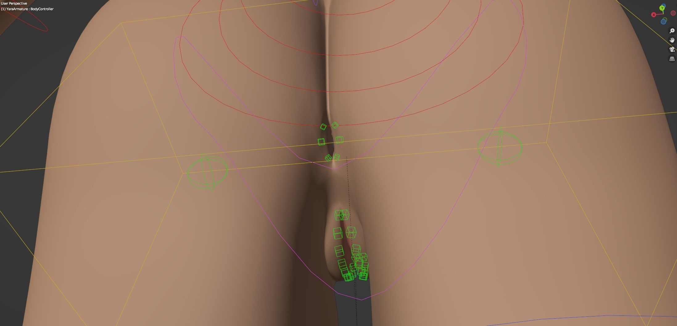 Yara Cartoon Woman Free low-poly 3D model_37