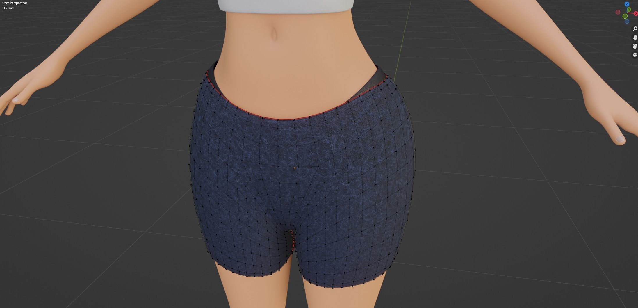 Yara Cartoon Woman Free low-poly 3D model_61