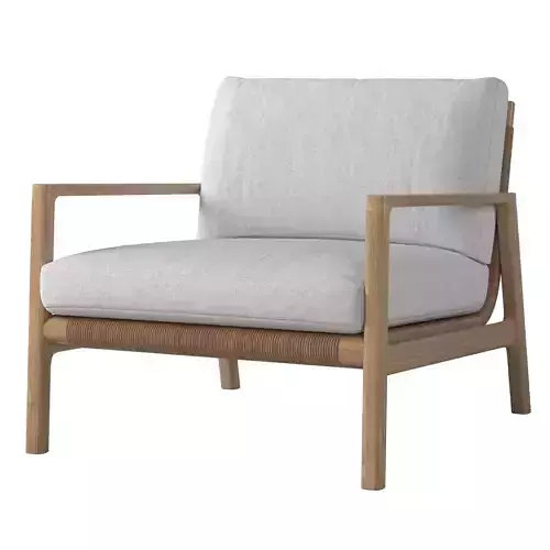 Rh Mesa Lounge Chair Low-poly 3D model