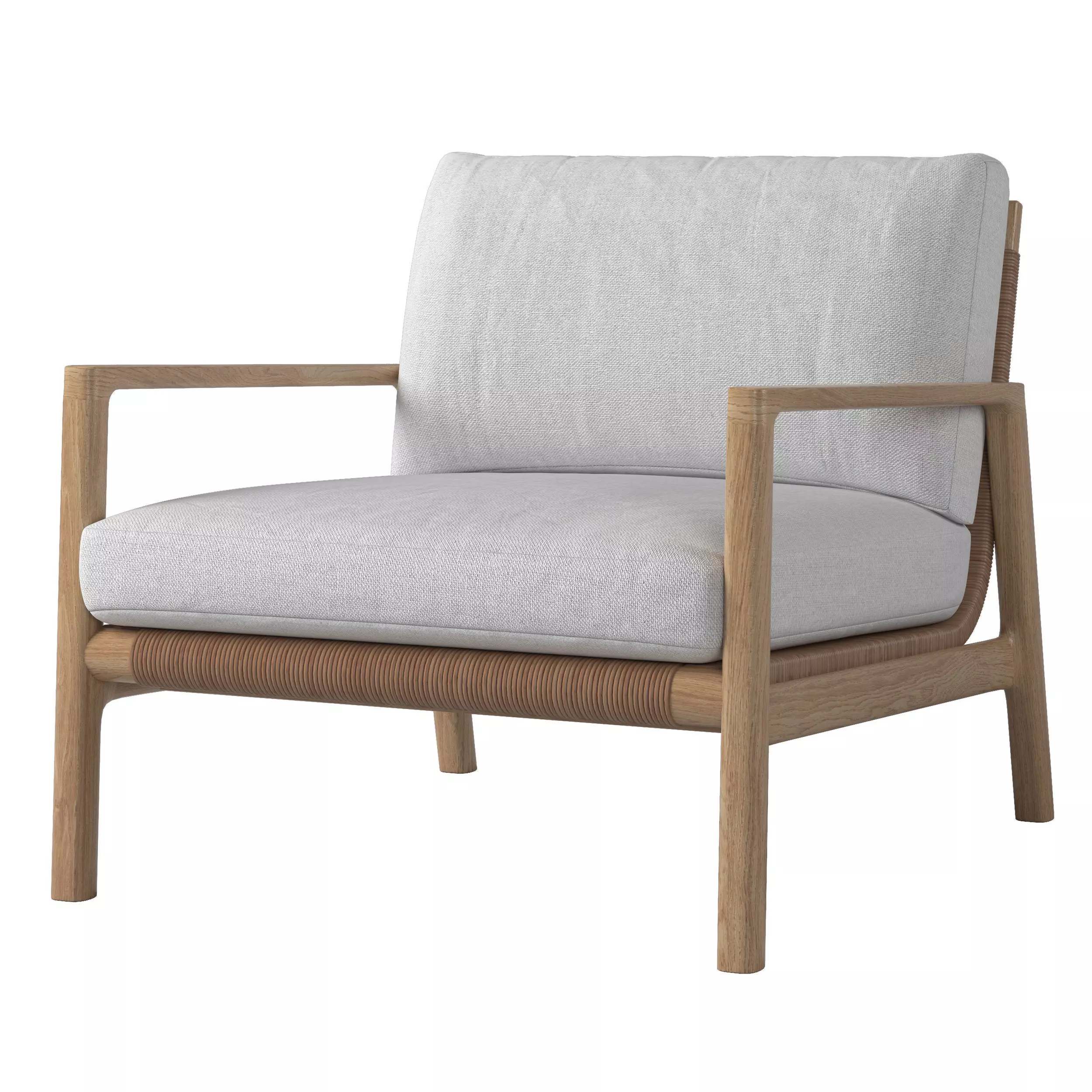 Rh Mesa Lounge Chair Low-poly 3D model_0