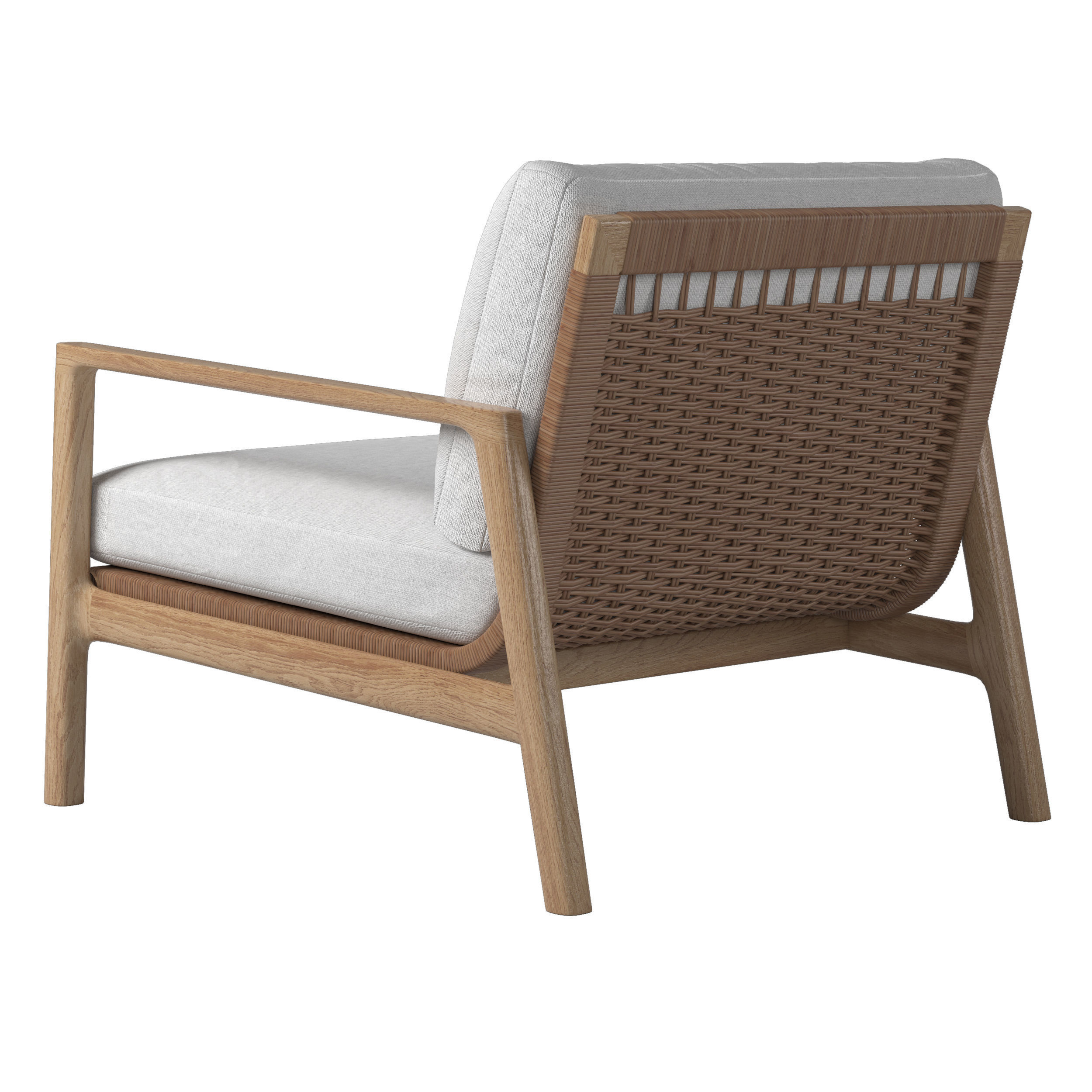 Rh Mesa Lounge Chair Low-poly 3D model_2