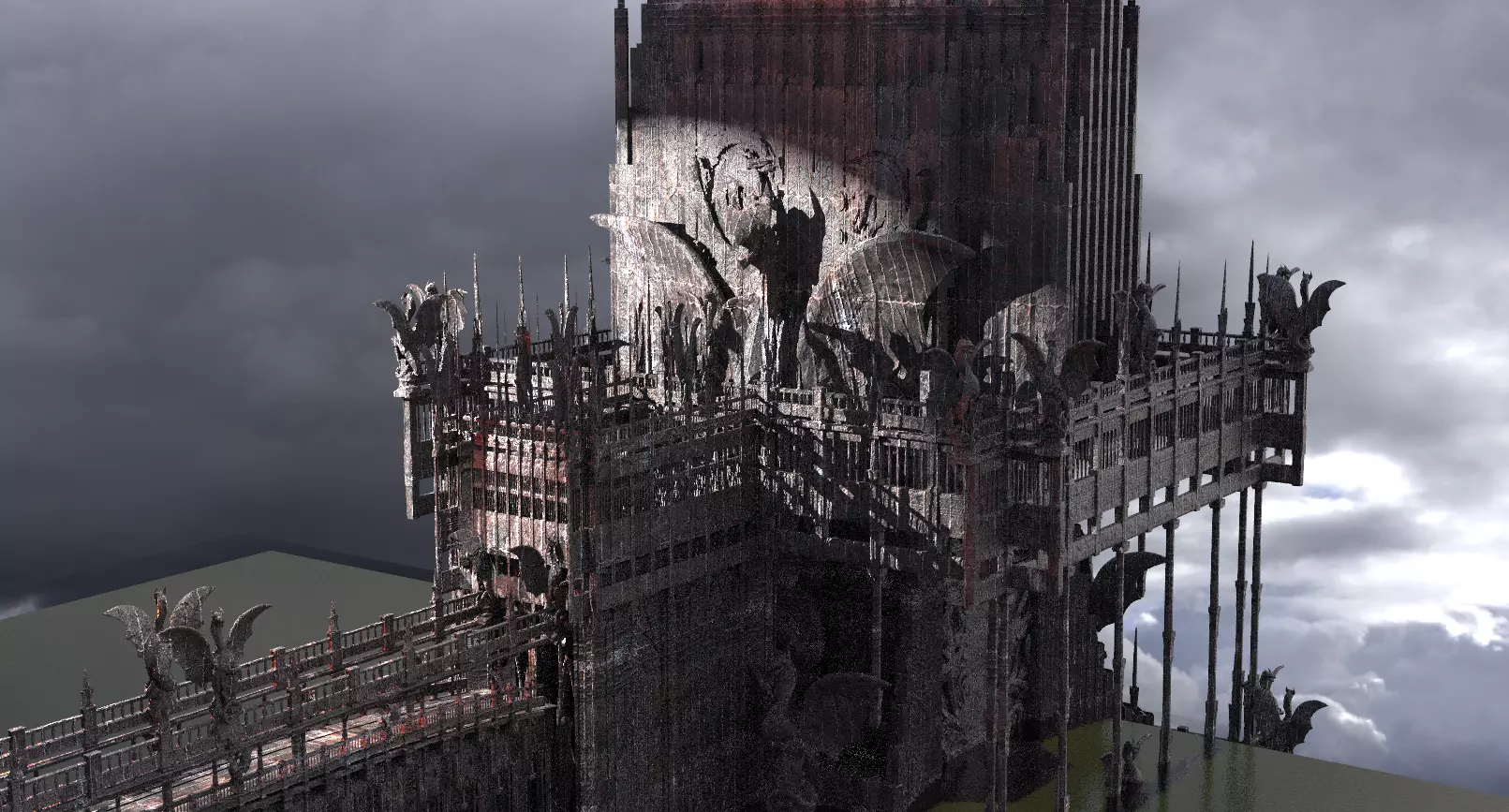 Dark ages Inquisition drake tower 1  3D model_0