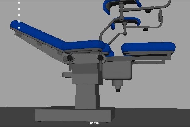 Gynecological Examination Table 3D model_12