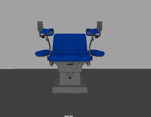 Gynecological Examination Table 3D model_10