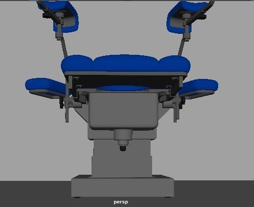 Gynecological Examination Table 3D model_11