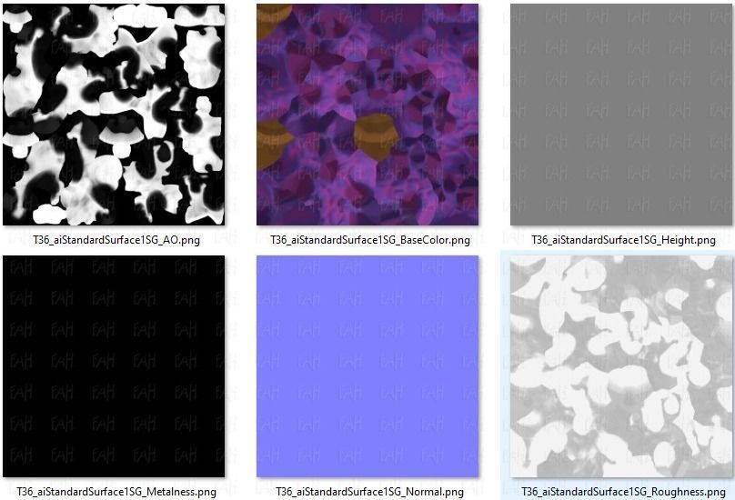 Trees Cartoon V36 Low-poly 3D model_46