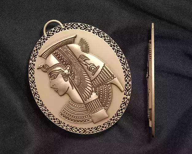 Ancient  Cleopatra Queen Pendant 