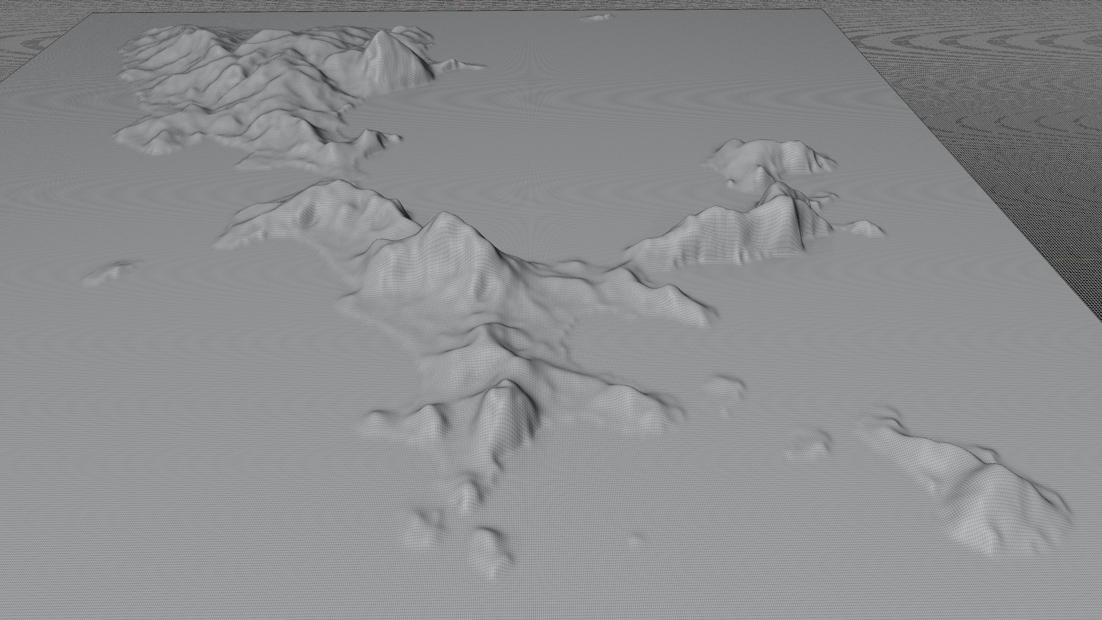 Padar Island full 3d model terrain 3D model_2