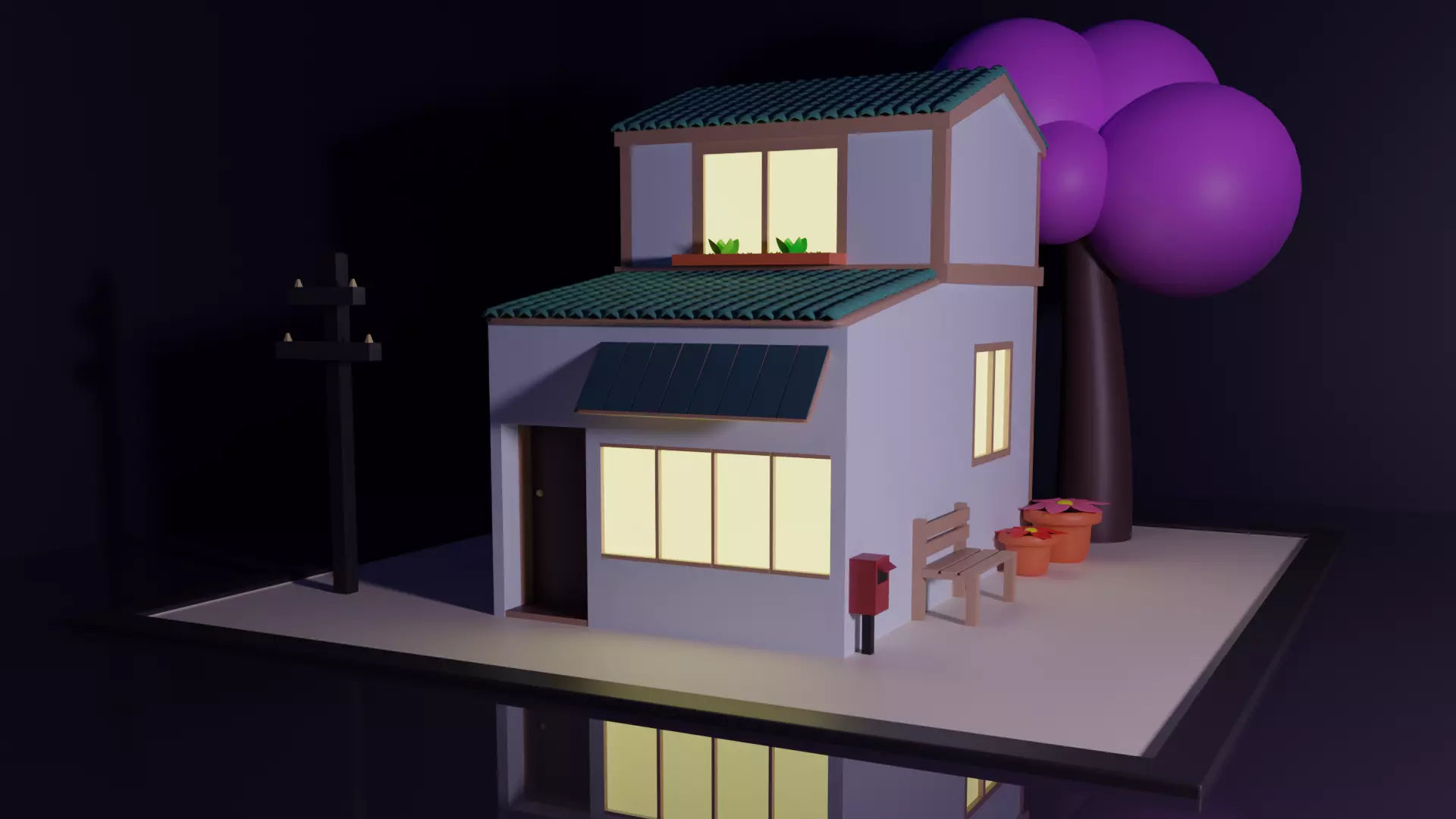 Casa Animada 3D model_0