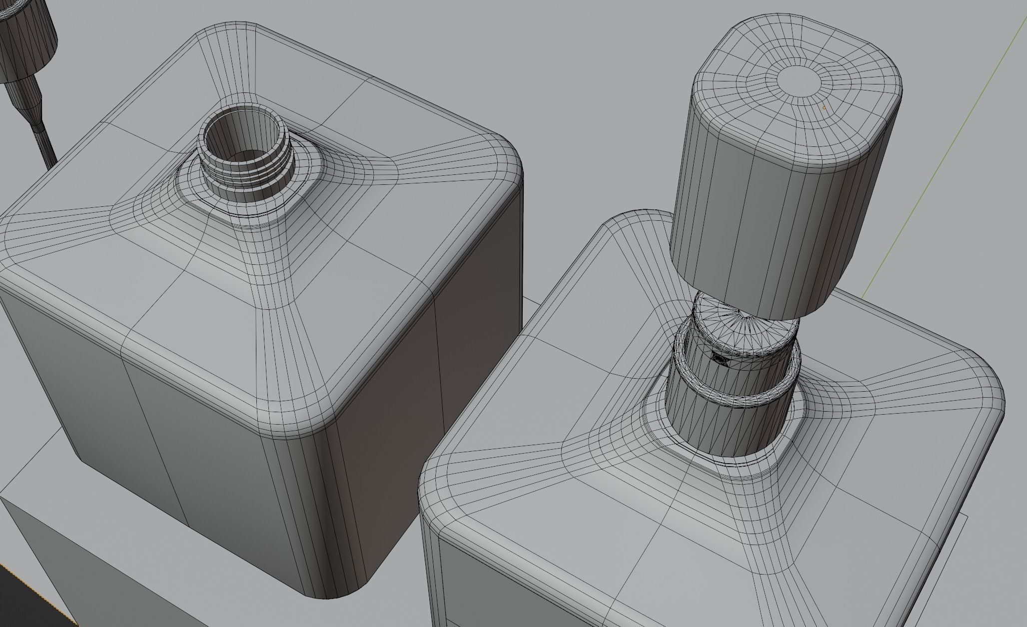 Glass Spray Zara Perfume Bottles Low-poly 3D model_9