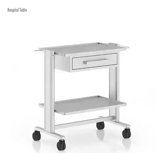  Hospital Table 3D model