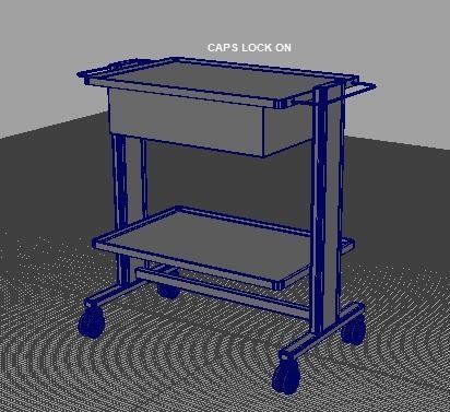  Hospital Table 3D model_3