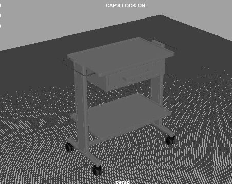  Hospital Table 3D model_13
