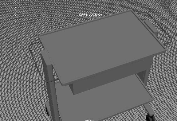  Hospital Table 3D model_9