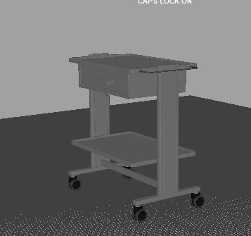  Hospital Table 3D model_2