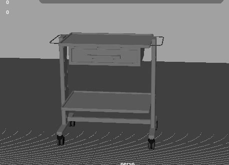 Hospital Table 3D model_5