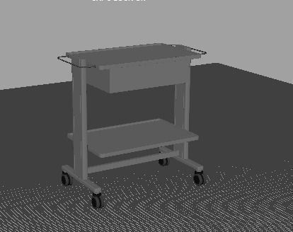 Hospital Table 3D model_8