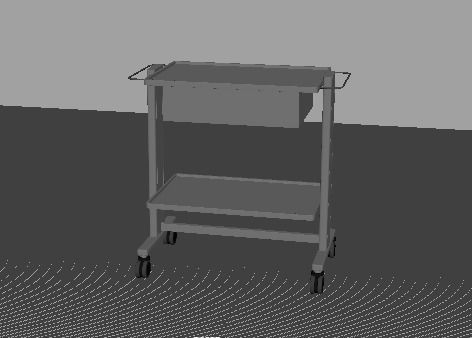  Hospital Table 3D model_11