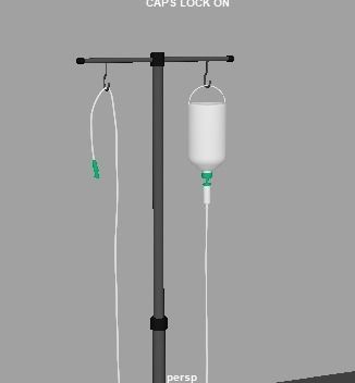 IV Pole 3D model_8