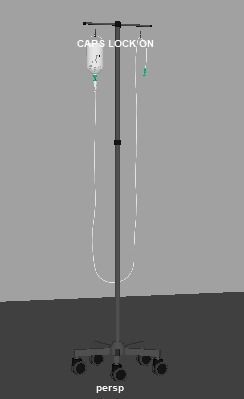 IV Pole 3D model_5