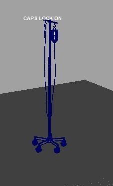 IV Pole 3D model_3