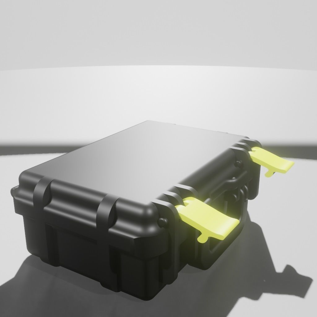 CARRYING CASE PELICAN STYLE 3D model 3D printable CGTrader